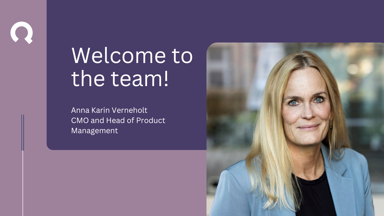 Anna Karin Verneholt CMO and Head of Product Management
