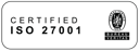 Certified ISO 27001 
