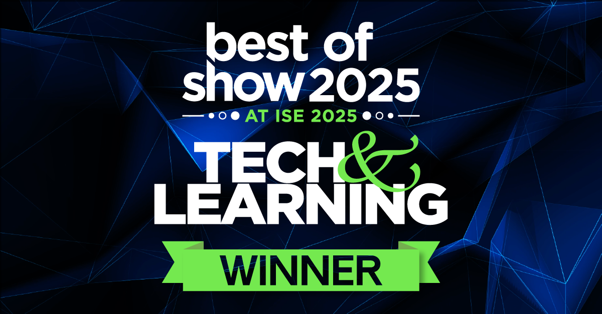 BestofShow_ISE_2025_SocialWinnerBadge_TechLearn_1200x627px