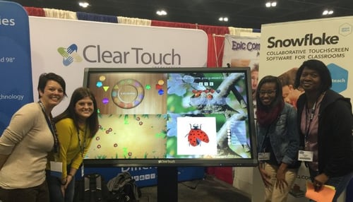 Teachers happy with touchscreen and MultiTeach