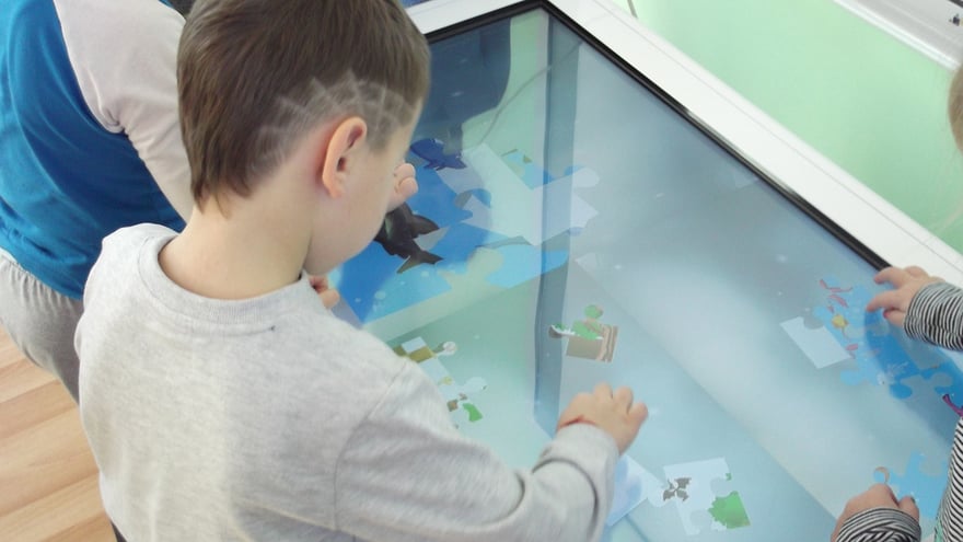 Children using Snowflake MultiTeach on a TouchWorld interactive display.jpg