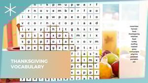 THANKSGIVING-VOCABULARY