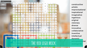 The red lego brick