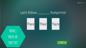 There, their or they're!