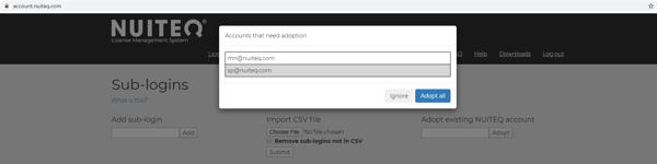 adopting accounts