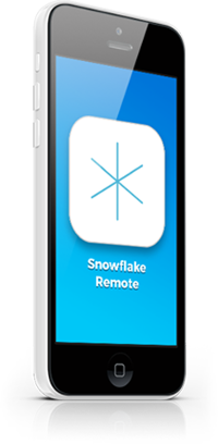 Snowflake remote on iPhone