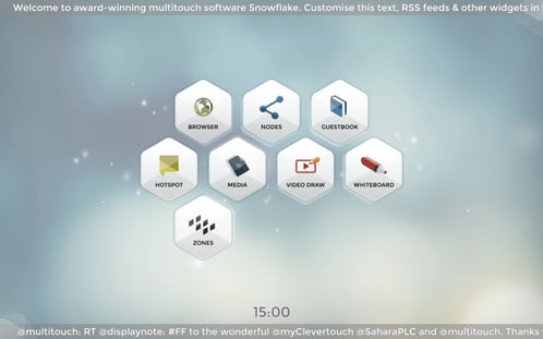 collaborative touchscreen software