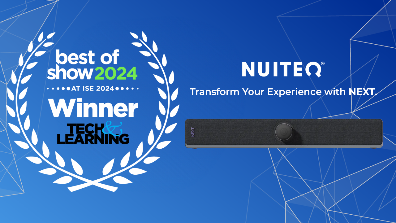 Best of show ISE 2024 - NUITEQ NEXT